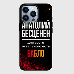 Чехол iPhone 13 Pro Анатолий бесценен, а для всего остального есть ден