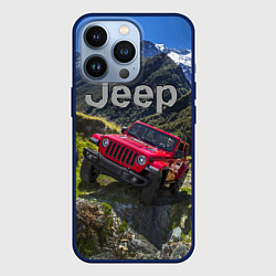 Чехол iPhone 13 Pro Chrysler Jeep Wrangler Rubicon - горы