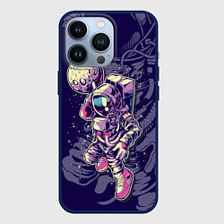 Чехол iPhone 13 Pro Космонавт с луной
