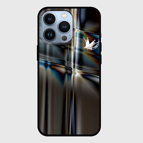 Чехол iPhone 13 Pro Корона и месяц / 3D-Черный – фото 1