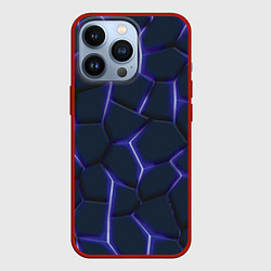 Чехол iPhone 13 Pro Неон синий