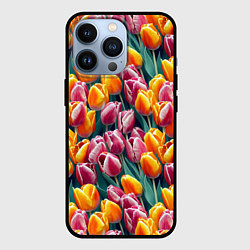 Чехол iPhone 13 Pro Роскошные тюльпаны