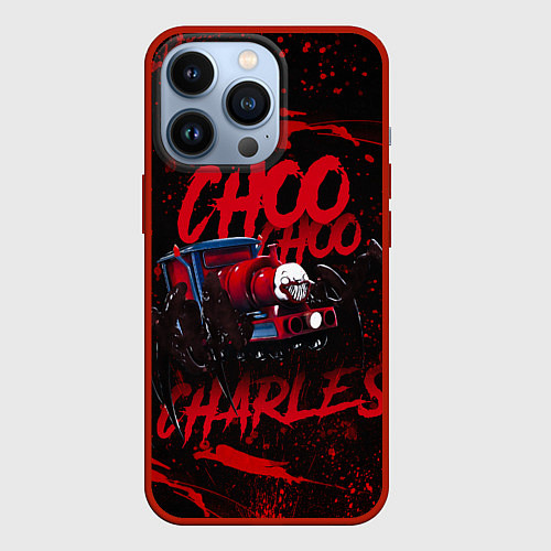 Чехол iPhone 13 Pro Choo-choo Charles / 3D-Красный – фото 1