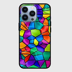 Чехол iPhone 13 Pro Разноцветная мозаика