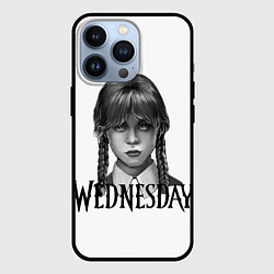 Чехол для iPhone 13 Pro Уэнсдэй Аддамс - Wednesday, цвет: 3D-черный