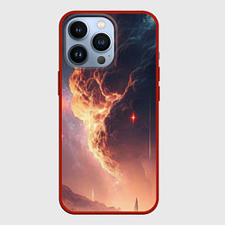 Чехол iPhone 13 Pro Галактика над живописным пейзажем