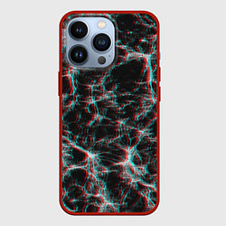 Чехол для iPhone 13 Pro Сеть нейронов, цвет: 3D-красный