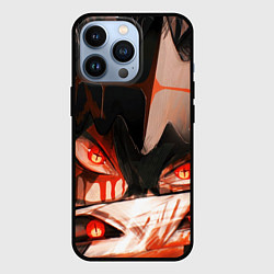 Чехол iPhone 13 Pro Аста и его демон - Черный клевер