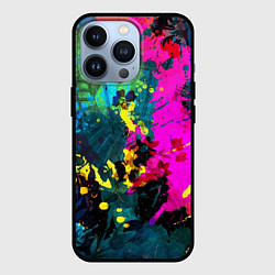 Чехол для iPhone 13 Pro Всплеск эмоций, цвет: 3D-черный
