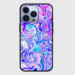 Чехол для iPhone 13 Pro Акварельные линии, цвет: 3D-черный