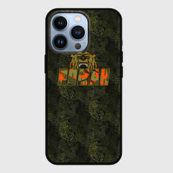 Чехол для iPhone 13 Pro Роман камуфляж, цвет: 3D-черный