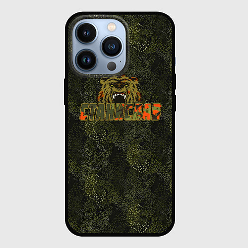 Чехол iPhone 13 Pro Станислав / 3D-Черный – фото 1