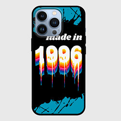 Чехол для iPhone 13 Pro Made in 1996: liquid art, цвет: 3D-черный