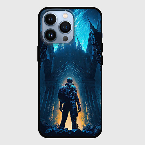 Чехол iPhone 13 Pro Путь на верх / 3D-Черный – фото 1