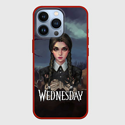 Чехол iPhone 13 Pro Уэнсдэй арт