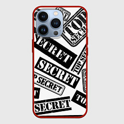 Чехол для iPhone 13 Pro Top secret, цвет: 3D-красный