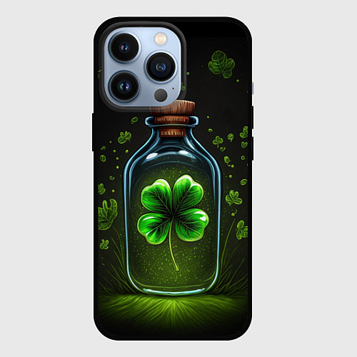 Чехол iPhone 13 Pro Элексир удачи: арт нейросети / 3D-Черный – фото 1