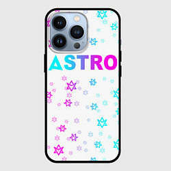Чехол для iPhone 13 Pro Neon Astro, цвет: 3D-черный