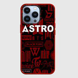 Чехол для iPhone 13 Pro Astro k-pop pattern, цвет: 3D-красный
