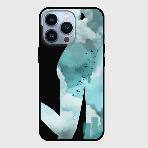 Чехол iPhone 13 Pro Мое небо / 3D-Черный – фото 1