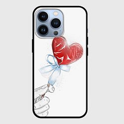 Чехол iPhone 13 Pro Леденец сердечко