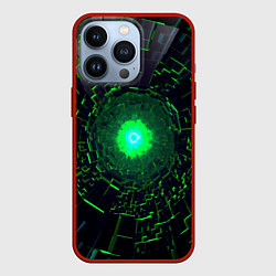 Чехол для iPhone 13 Pro Бриллиантовый абстрактный, цвет: 3D-красный