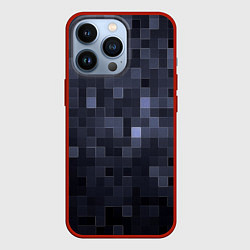 Чехол для iPhone 13 Pro Minecraft block time, цвет: 3D-красный