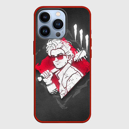 Чехол iPhone 13 Pro Dead by Daylight - Babysitter / 3D-Красный – фото 1