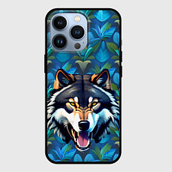 Чехол для iPhone 13 Pro Волк из джунглей, цвет: 3D-черный