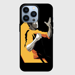 Чехол для iPhone 13 Pro Брюс Ли арт, цвет: 3D-черный
