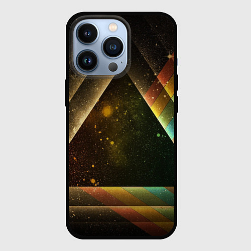 Чехол iPhone 13 Pro Космическая призма / 3D-Черный – фото 1