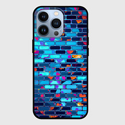 Чехол для iPhone 13 Pro Кирпичные сердца, цвет: 3D-черный