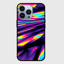 Чехол iPhone 13 Pro Неоновые разводы цветных красок