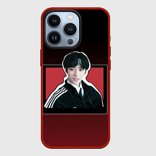Чехол iPhone 13 Pro Бомгю и тень / 3D-Красный – фото 1