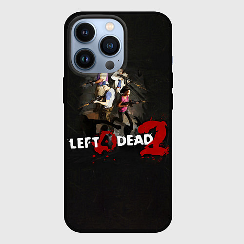 Чехол iPhone 13 Pro Left 4 dead 2 команда / 3D-Черный – фото 1