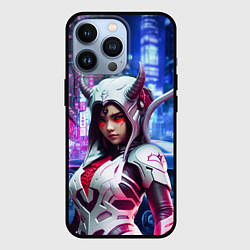 Чехол iPhone 13 Pro Demon Oni - cyberpunk