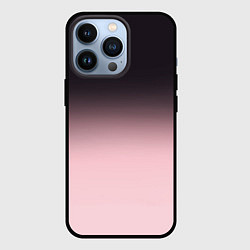 Чехол iPhone 13 Pro Градиент: от черного к розовому