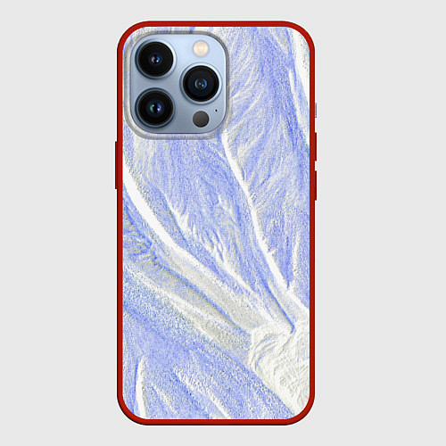 Чехол iPhone 13 Pro Безмолвное пространство / 3D-Красный – фото 1
