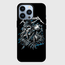 Чехол для iPhone 13 Pro Metallica - Викинг, цвет: 3D-черный