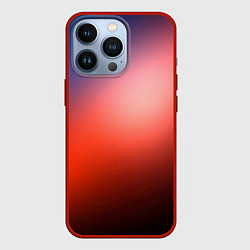 Чехол для iPhone 13 Pro Космический градиент, цвет: 3D-красный