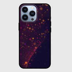 Чехол для iPhone 13 Pro Геометрический градиент, цвет: 3D-черный