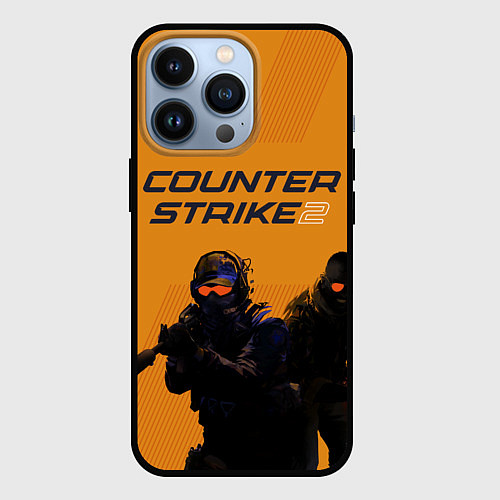 Чехол iPhone 13 Pro Counter Strike 2 / 3D-Черный – фото 1