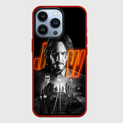 Чехол для iPhone 13 Pro John Wick Chapter 4, цвет: 3D-красный