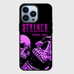 Чехол iPhone 13 Pro Stalker skull