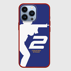 Чехол iPhone 13 Pro Counter Strike 2 силуэт