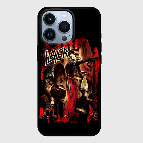 Чехол iPhone 13 Pro Slayer ад / 3D-Черный – фото 1