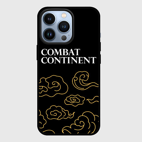 Чехол iPhone 13 Pro Combat Continent anime clouds / 3D-Черный – фото 1