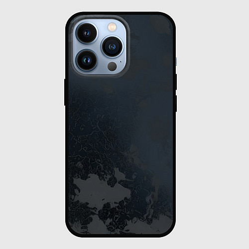 Чехол iPhone 13 Pro Картография / 3D-Черный – фото 1