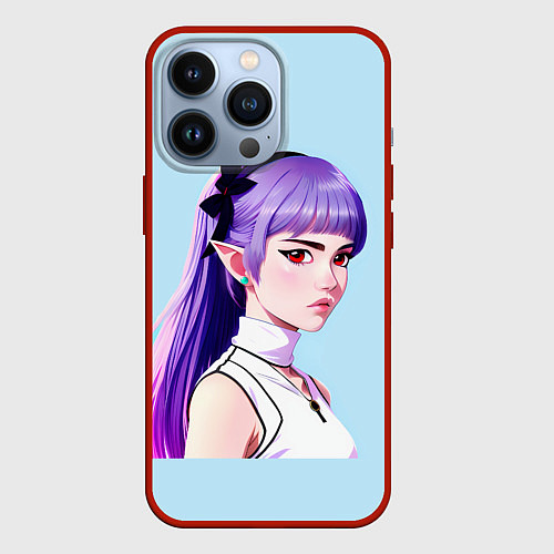 Чехол iPhone 13 Pro Elf Grimes / 3D-Красный – фото 1