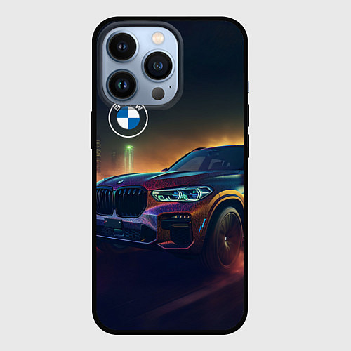 Чехол iPhone 13 Pro BMW midjourney / 3D-Черный – фото 1